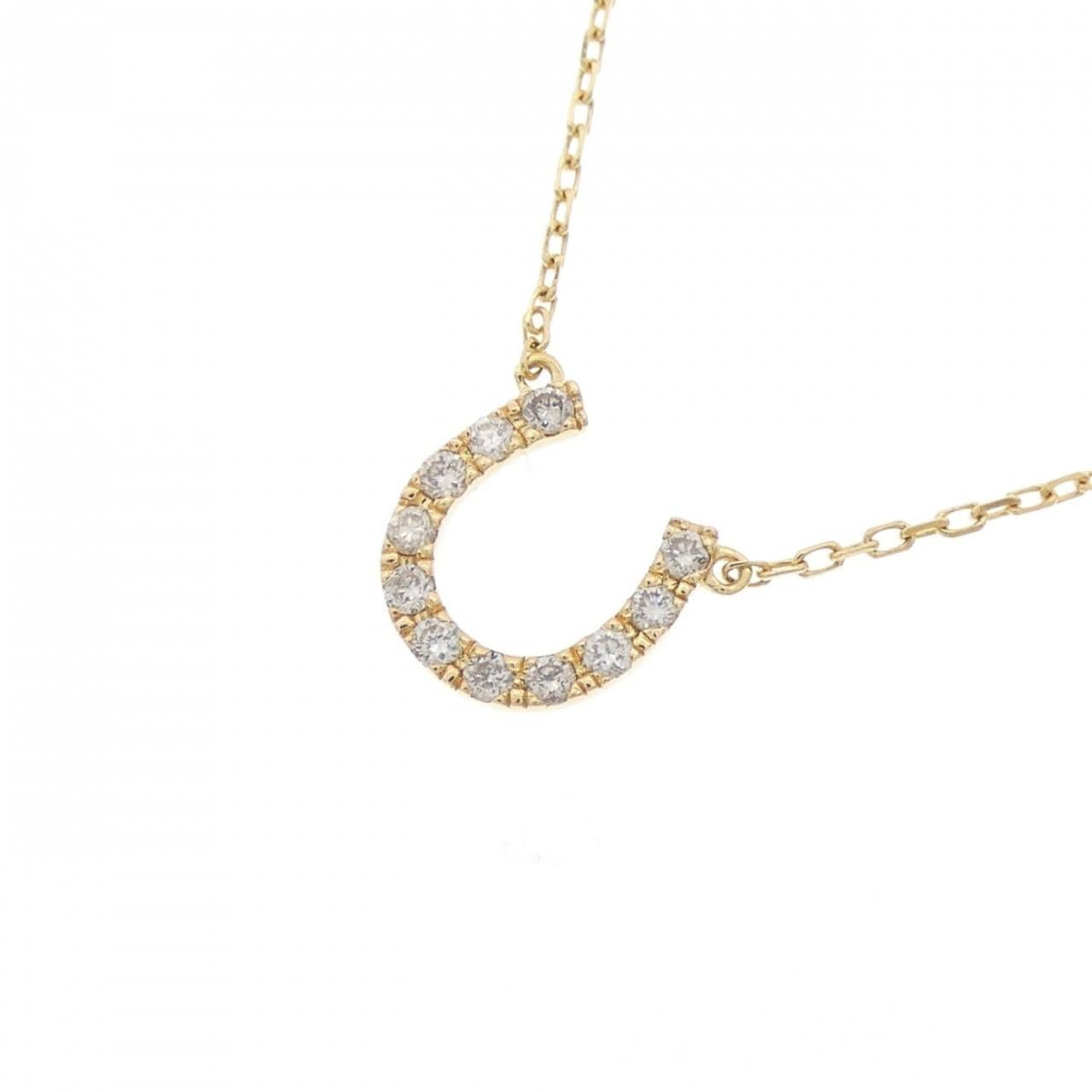 4°C Horseshoe Diamond Necklace