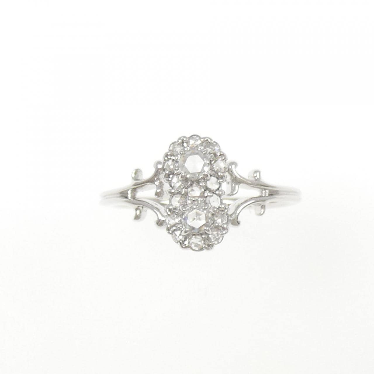 K18WG ダイヤモンド リング 0.30CT