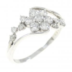 PT フラワー ダイヤモンド リング 0.50CT