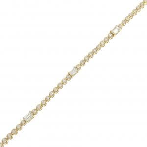 [新品] K18YG鑽石手鍊 1.00CT