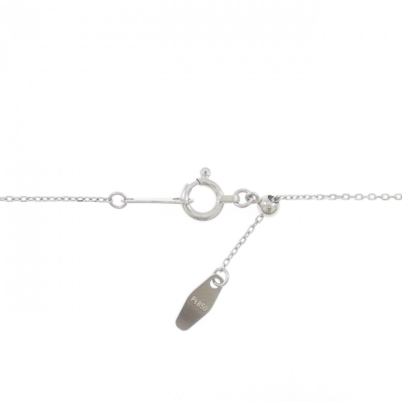 【新品】PT900/PT850 ダイヤモンド ネックレス 0.15CT