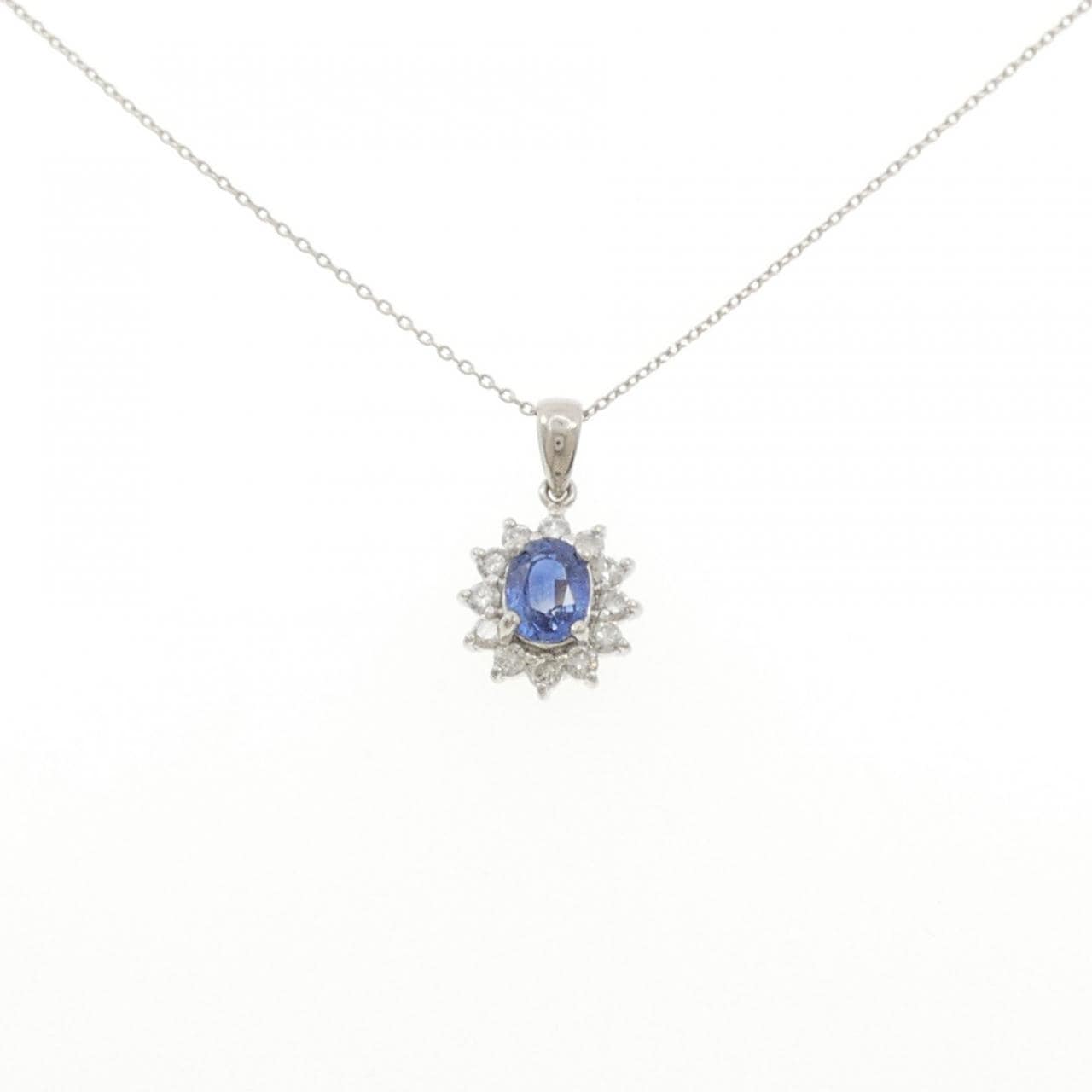 PT900/PT850 サファイヤ ネックレス 1.08CT