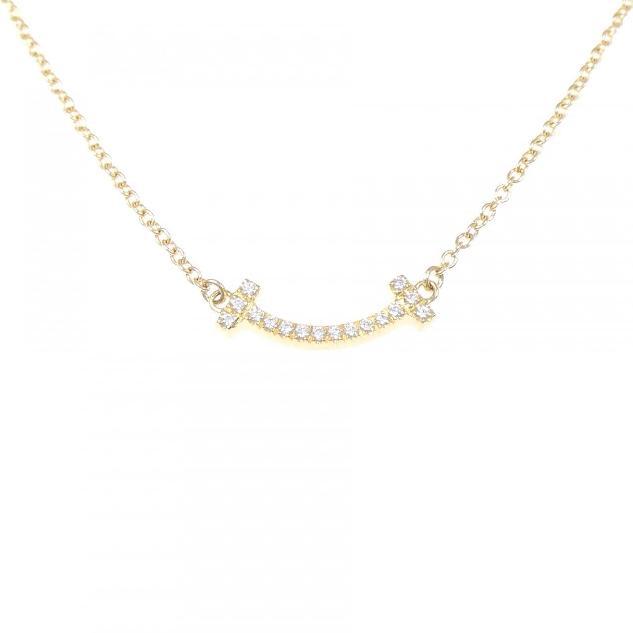 ティファニー Tスマイル ミニ ネックレス