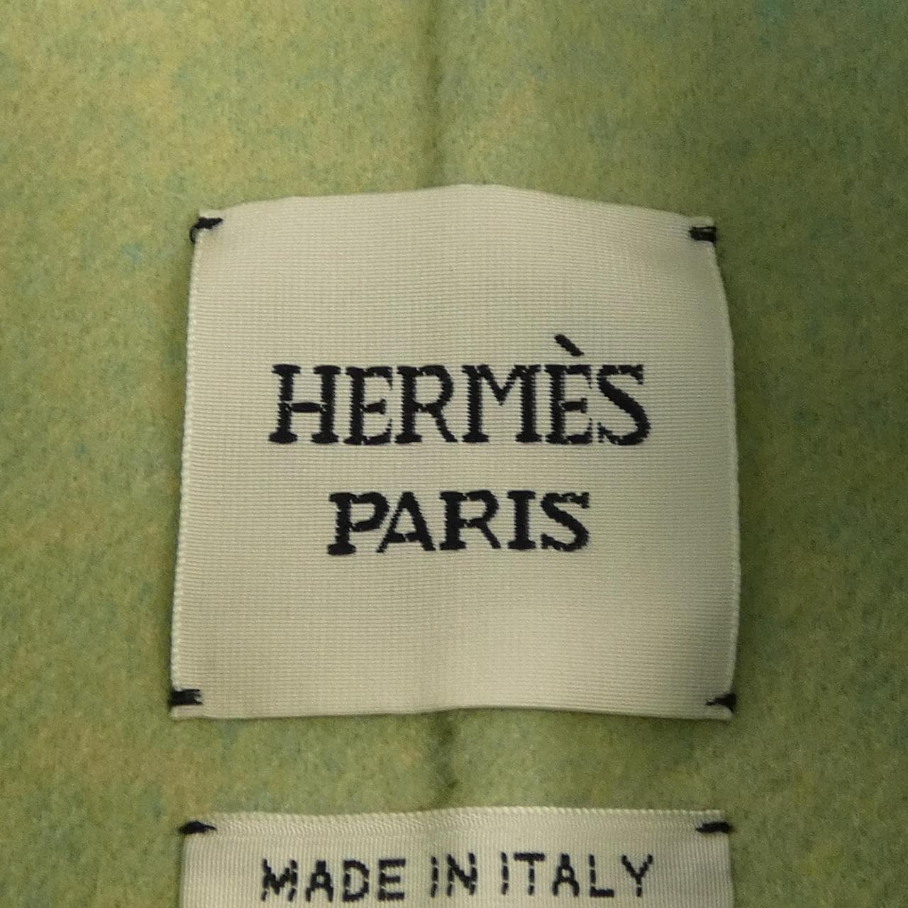 エルメス HERMES クルードセル ラムスキンボタン ダブルフェイス 4H0101DA ロングベスト