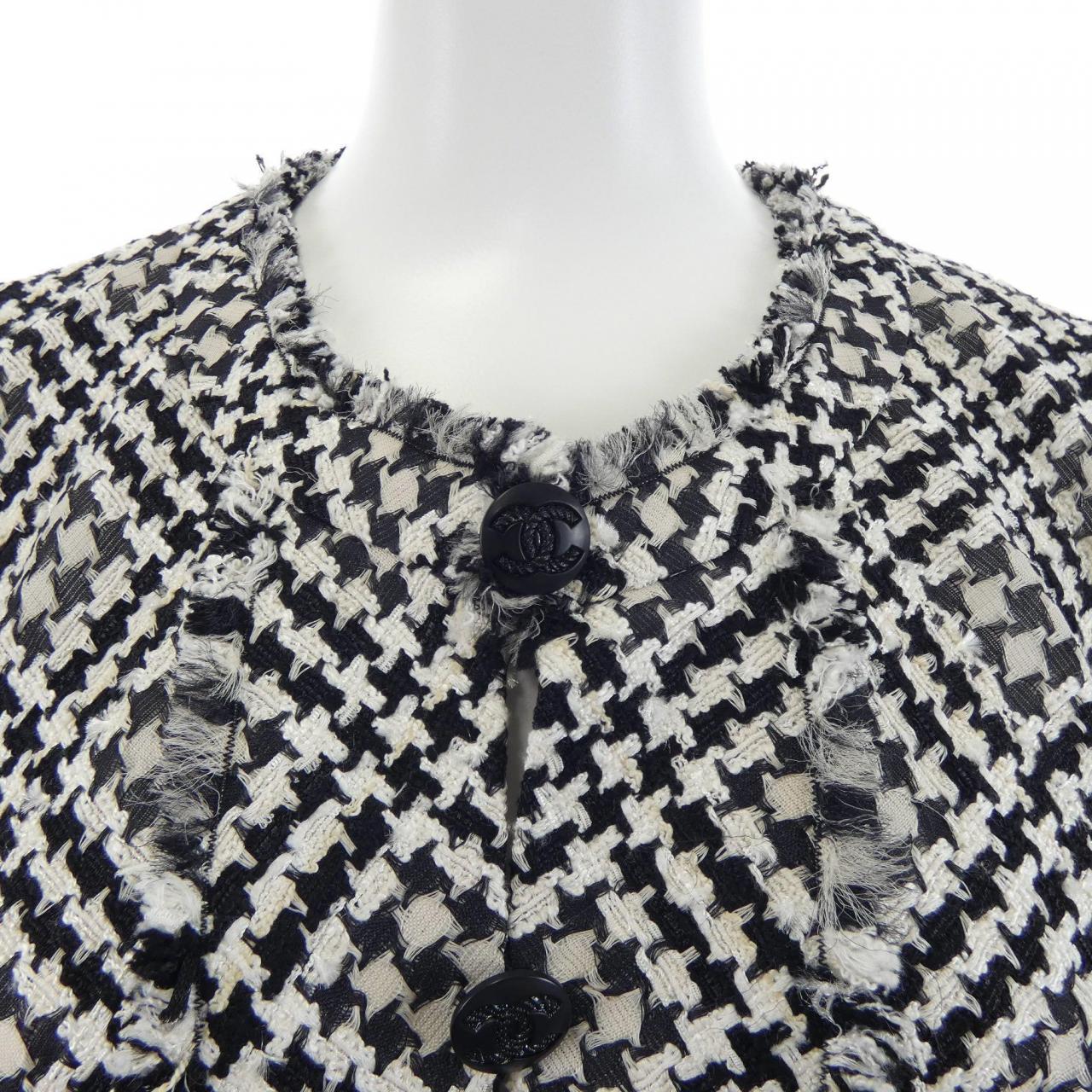 シャネル CHANEL P40606V29248 11P ノーカラージャケット