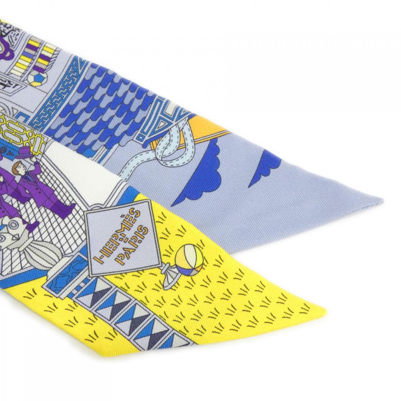 エルメス LA MAISON DES CARRES ツイリー 062941S スカーフ