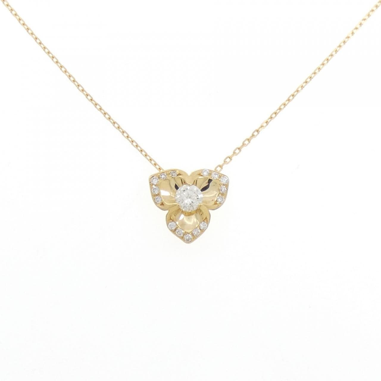 K18YG ダイヤモンド ネックレス 0.20CT