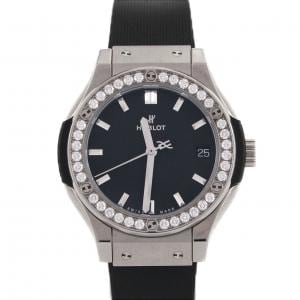 ウブロ クラシックフュージョンチタニウムダイヤモンド 581.NX.1171.RX.1104 TI クォーツ