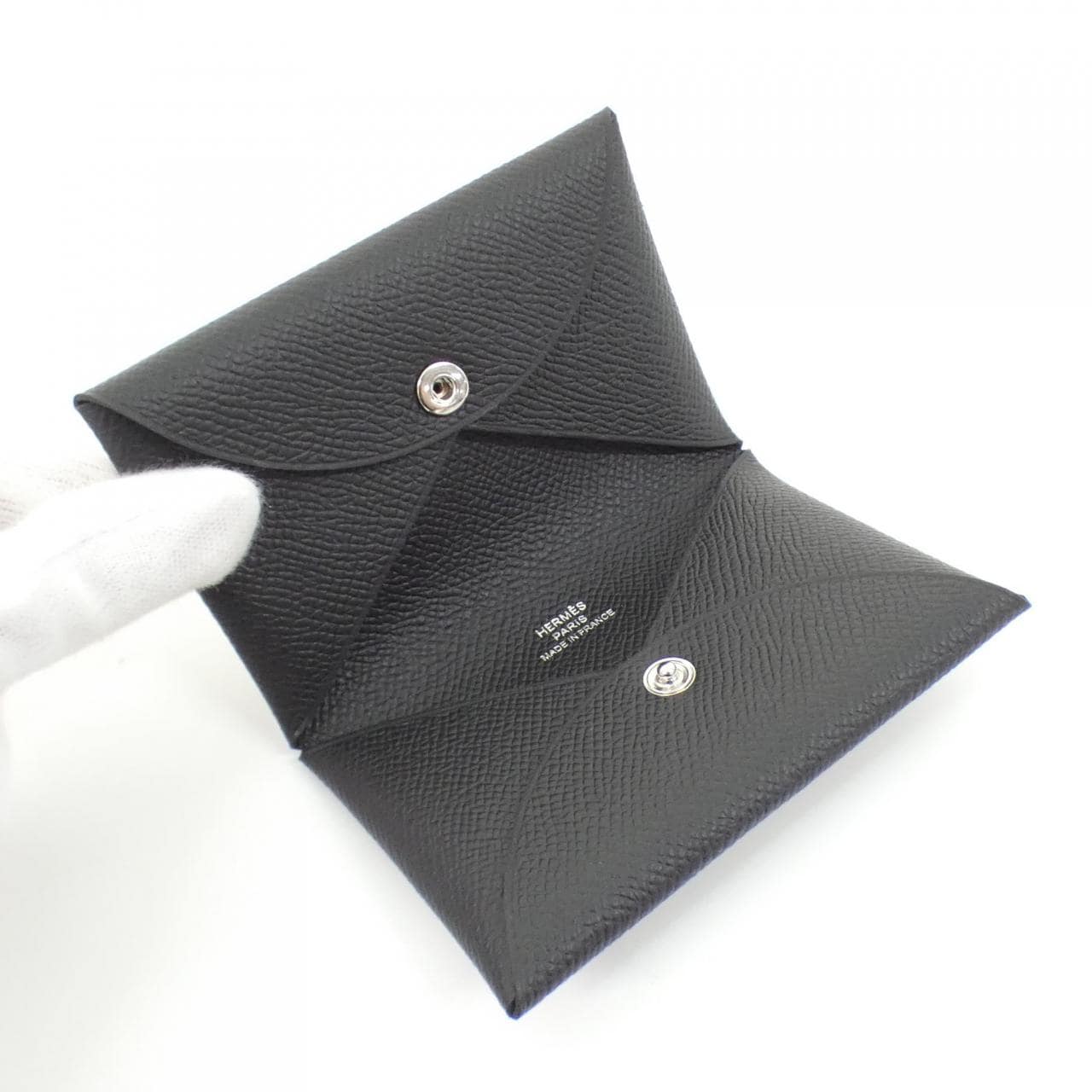 [未使用品] HERMES Calvi 044164CK 卡包