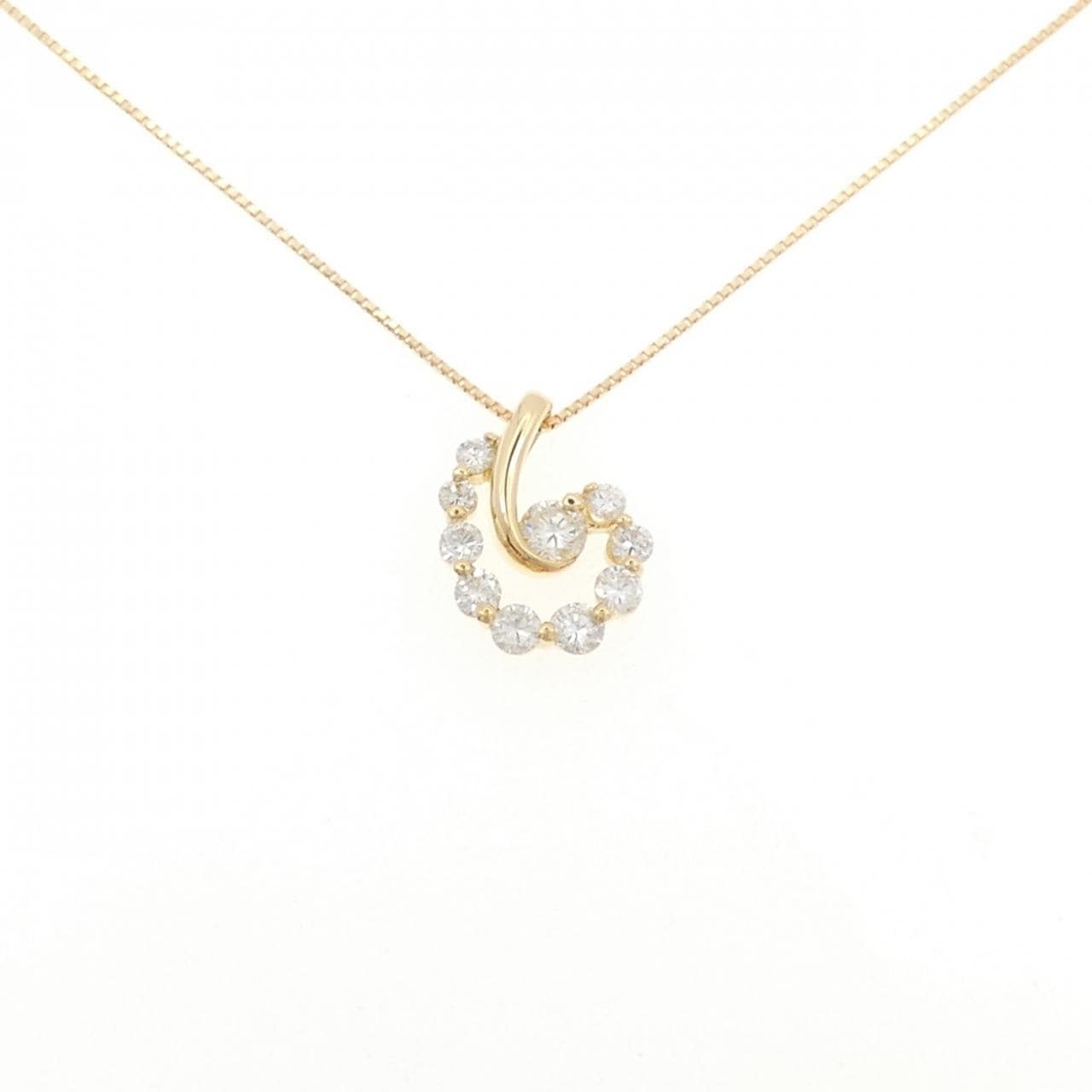 K18YG ダイヤモンド ネックレス 0.29CT