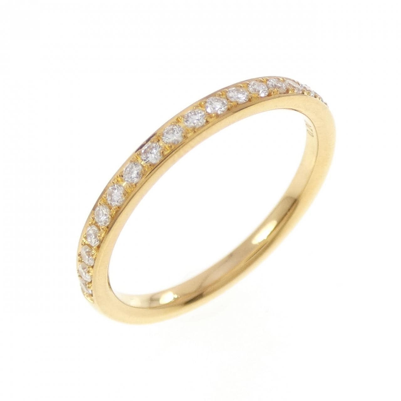 【リメイク】K24YG ハーフエタニティ ダイヤモンド リング 0.20CT