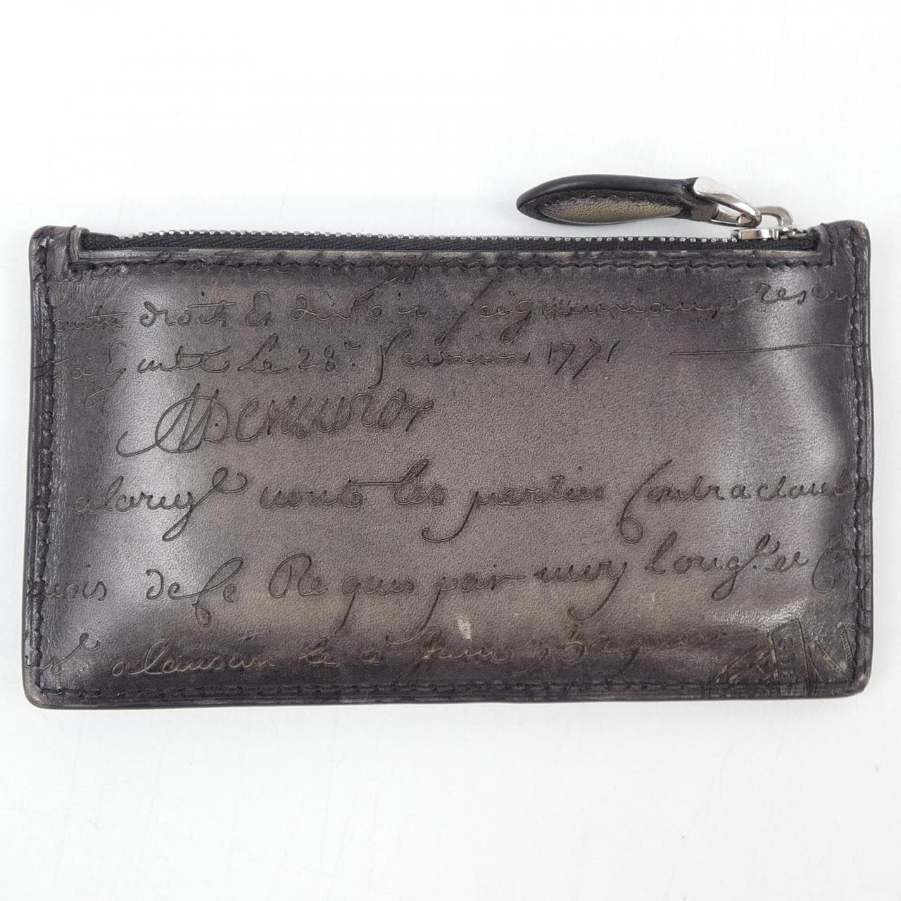 ベルルッティ Berluti コア マキシ スクリットレザーロングジップ CARD CASE