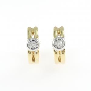 750YG/750WG ダイヤモンド ピアス