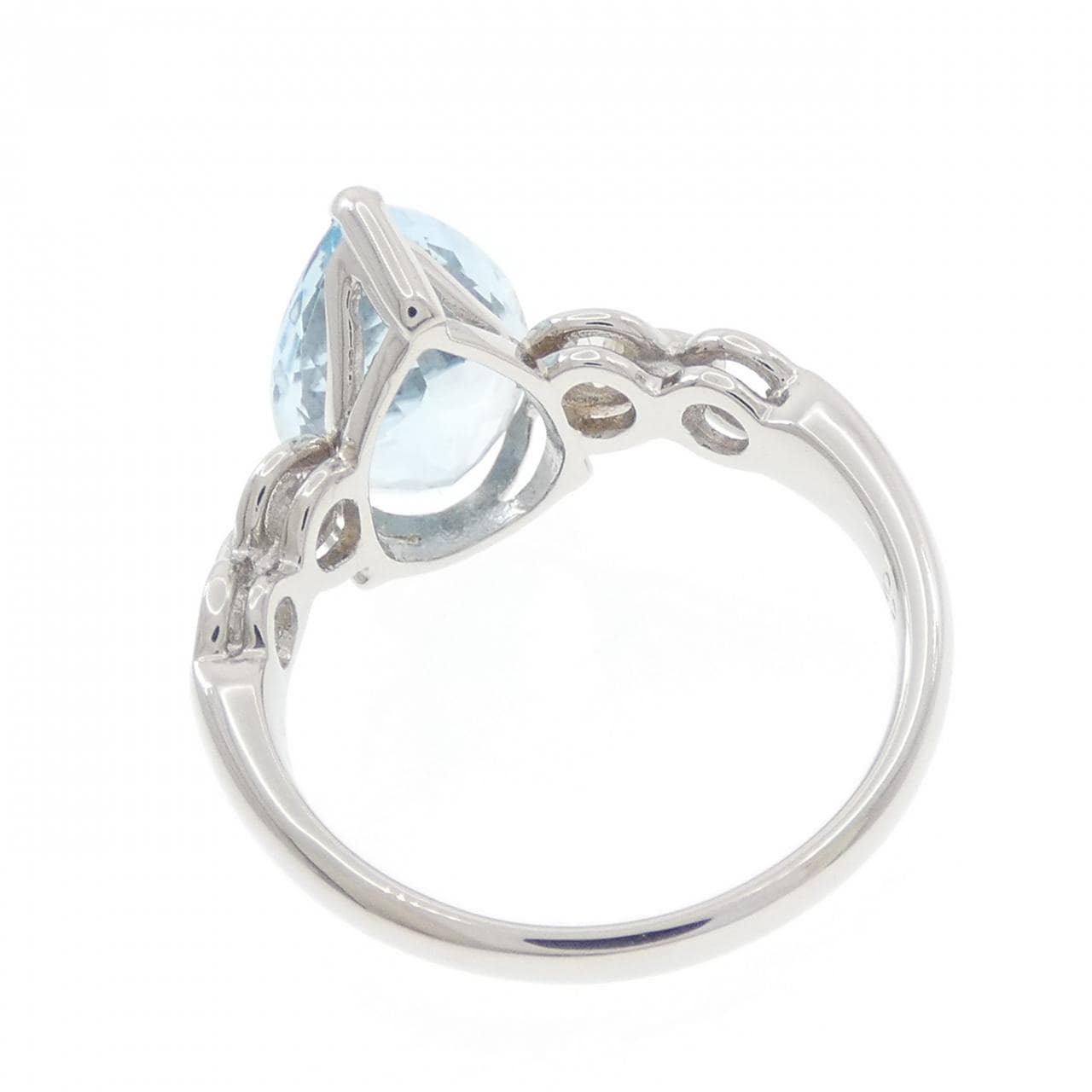 PT900 Aquamarine Ring 3.26CT