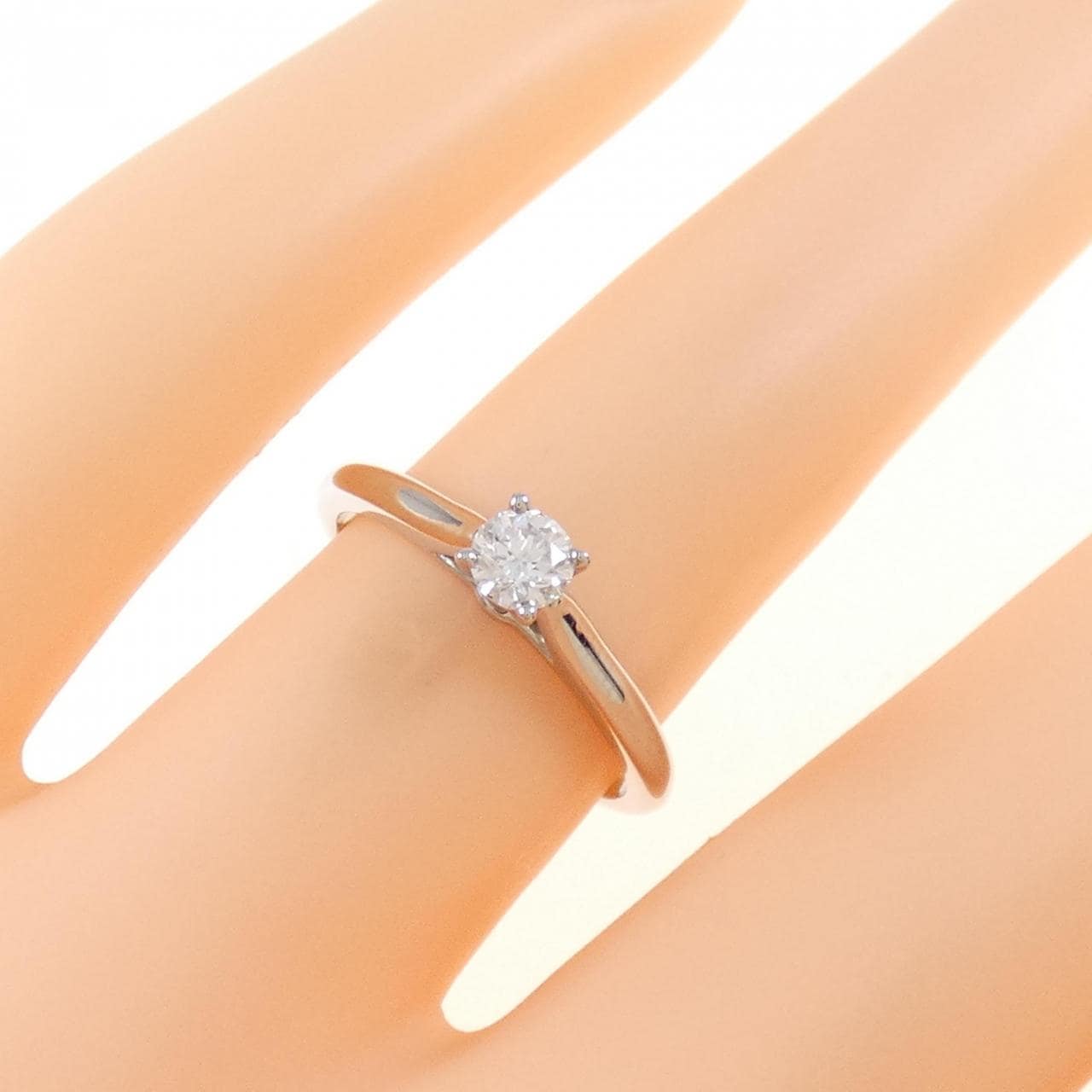 コメ兵｜カルティエ 1895 ソリテール リング 0.19CT F VVS2 3EXT 