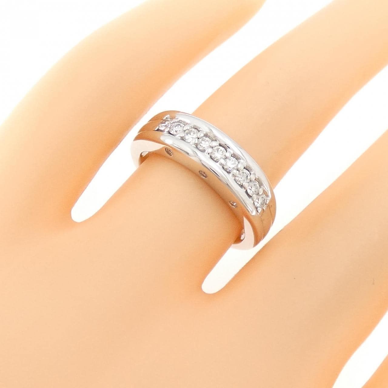 K10WG ダイヤモンド リング 0.29CT
