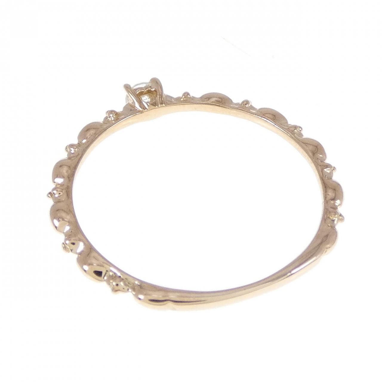 K18PG ダイヤモンド リング 0.07CT