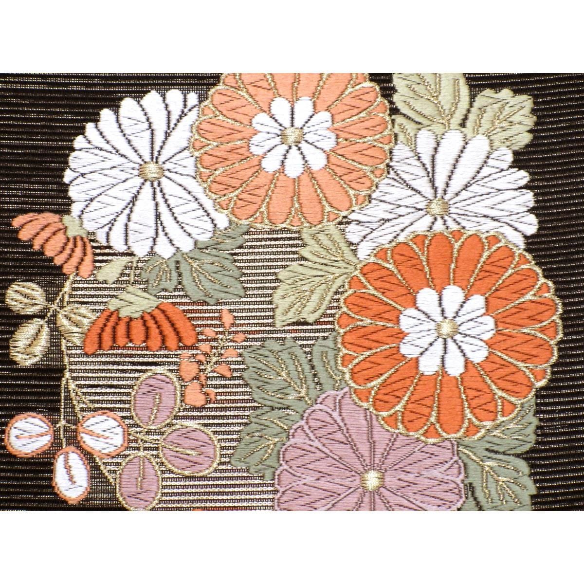 夏袋帯　絽織　芯なし仕立