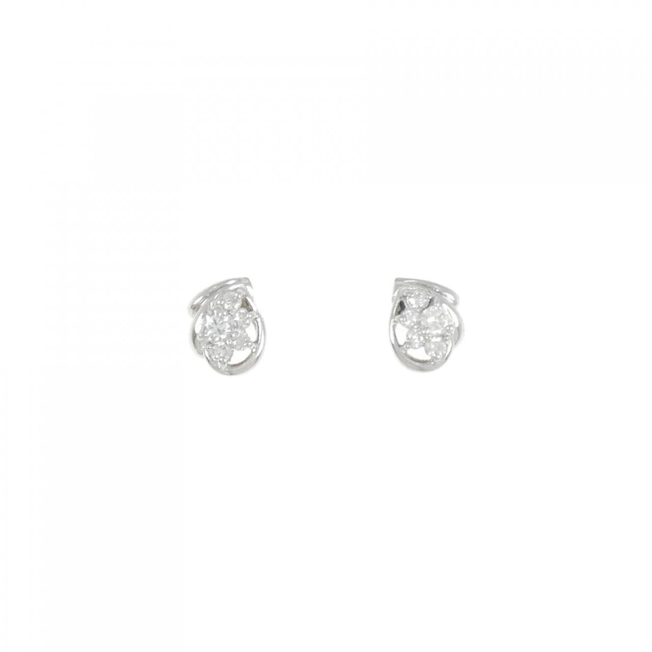 PT ダイヤモンド ピアス 0.24CT