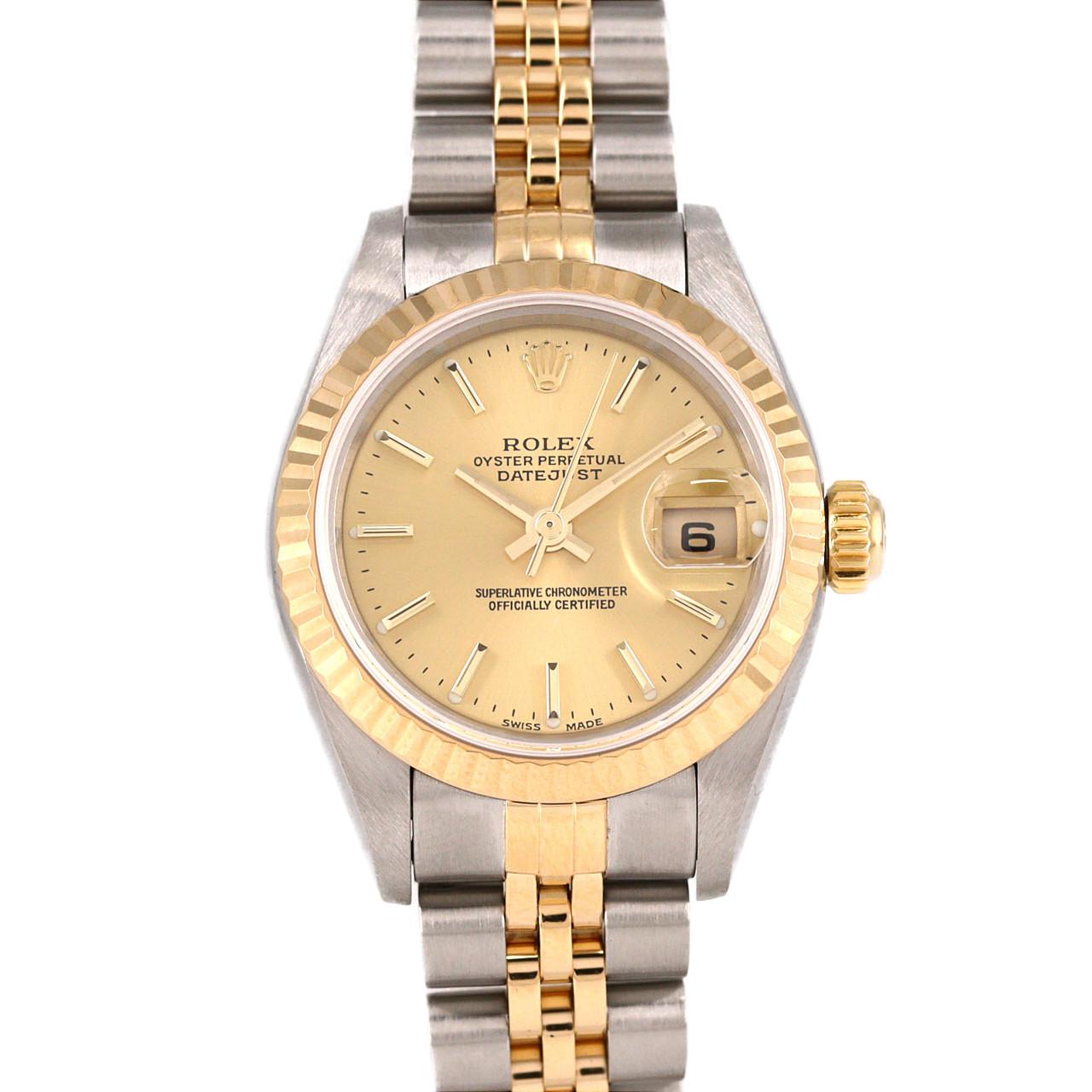 ロレックス デイトジャスト 79173 SSxYG 自動巻 K番