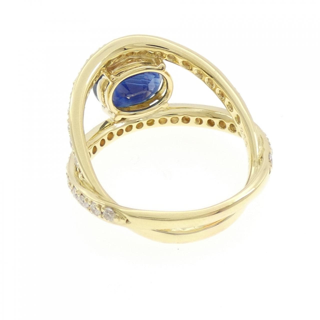 K18YG藍寶石戒指2.73CT