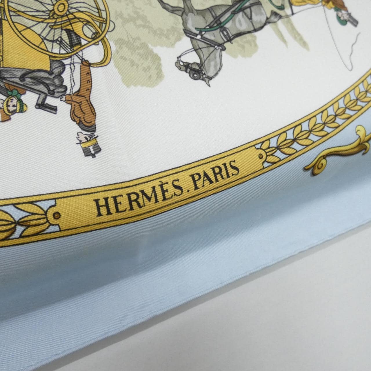 エルメス LA PROMENADE DE LONGCHAMPS カレ スカーフ