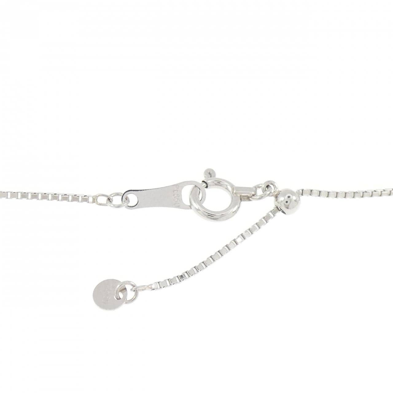 PT900/PT850 ルベライトトルマリン ネックレス 4.88CT