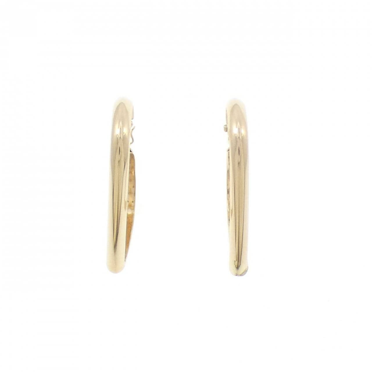 K14YG ハート ピアス