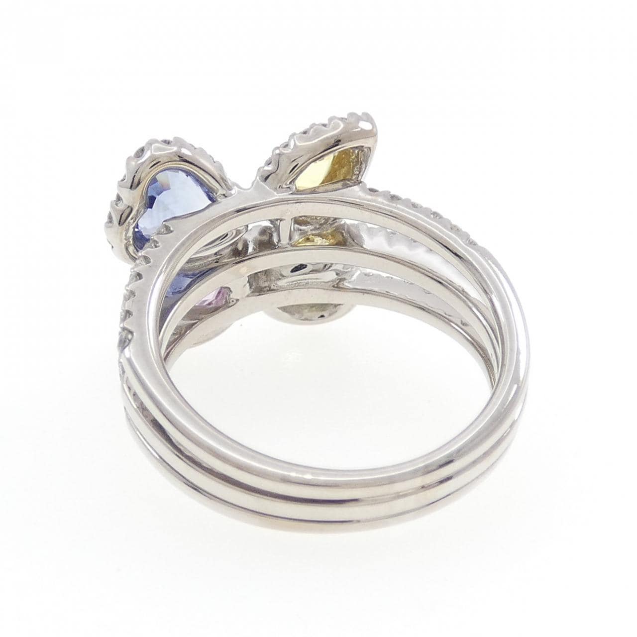 18KWG サファイヤ リング 1.58CT