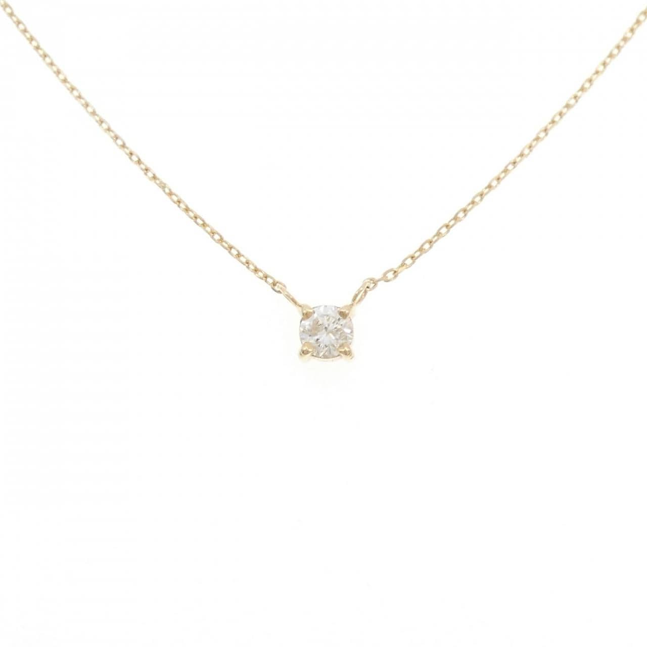 K18YG ダイヤモンド ネックレス 0.21CT