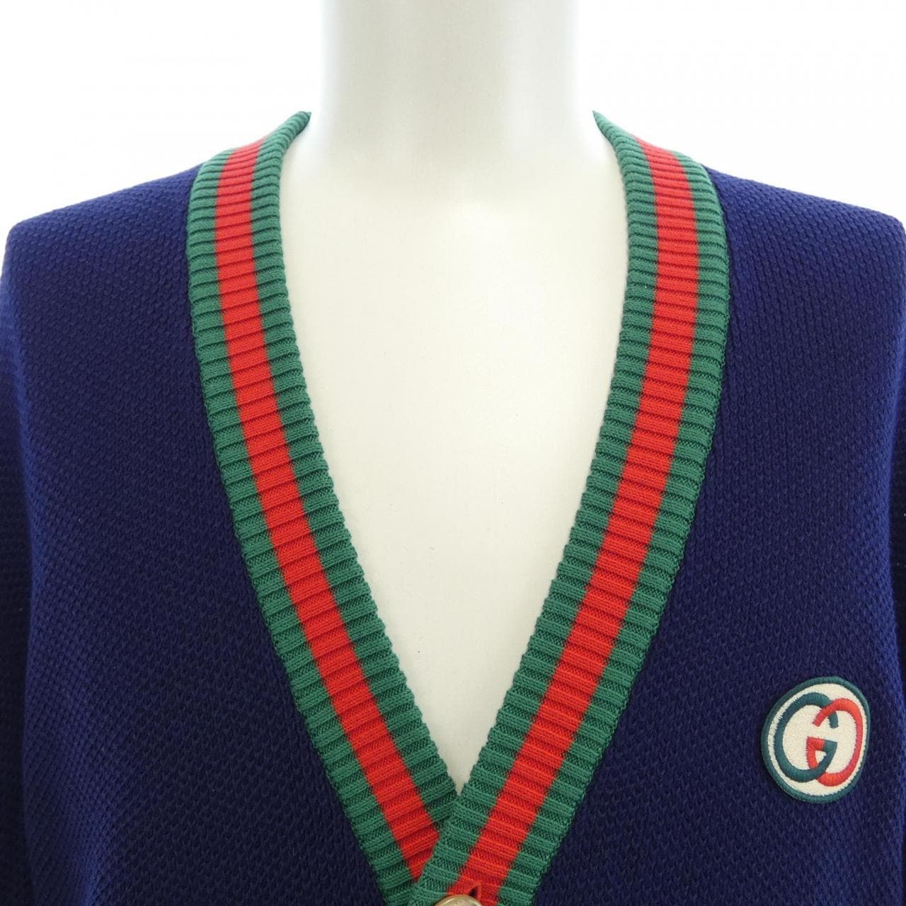 グッチ GUCCI インターロッキングG 75225 XKC90 カーディガン