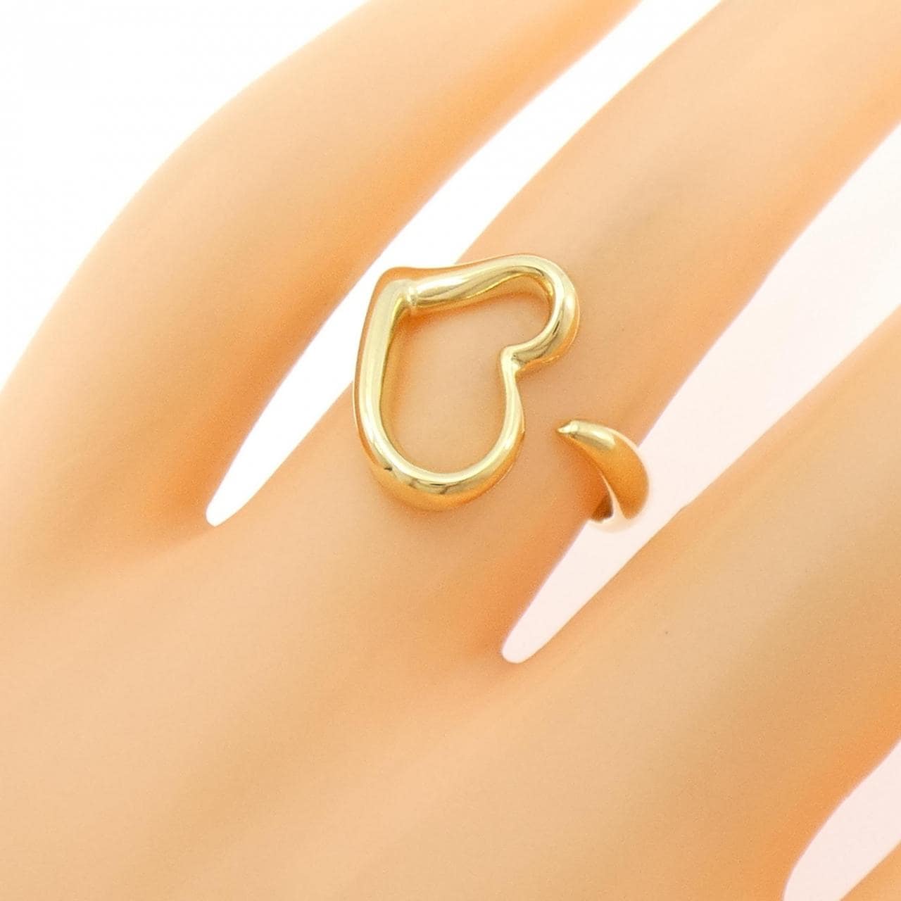 ティファニー オープンハート リング