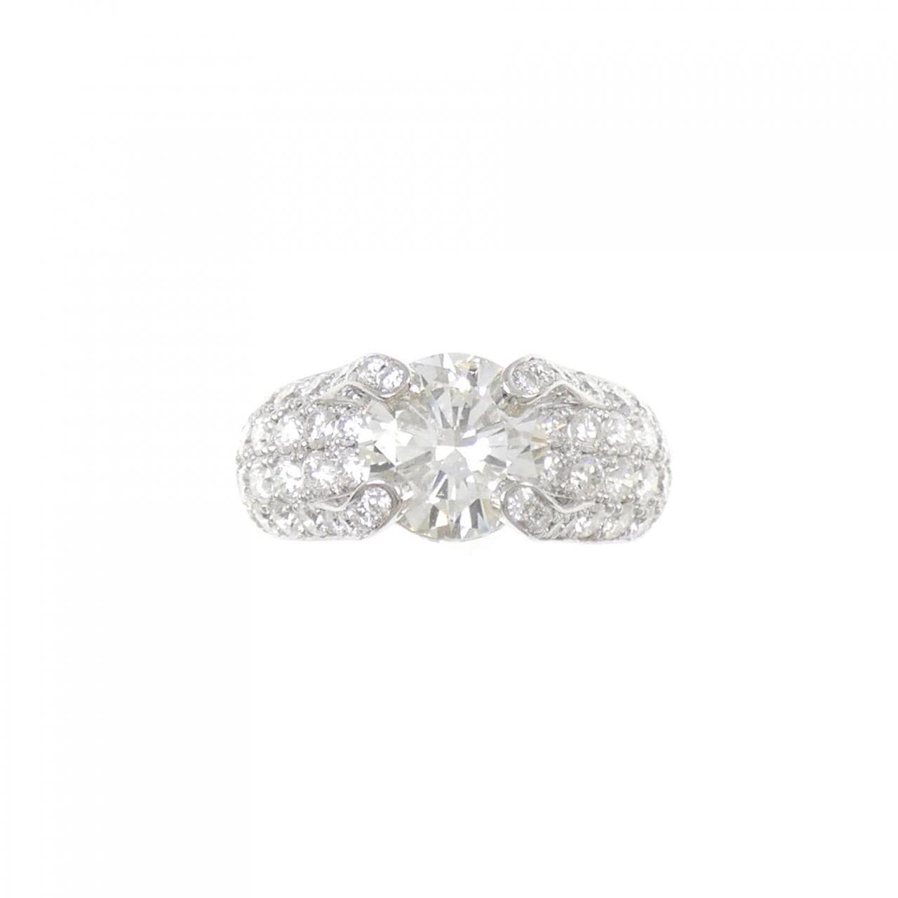 PT950 ダイヤモンド リング 2.24CT