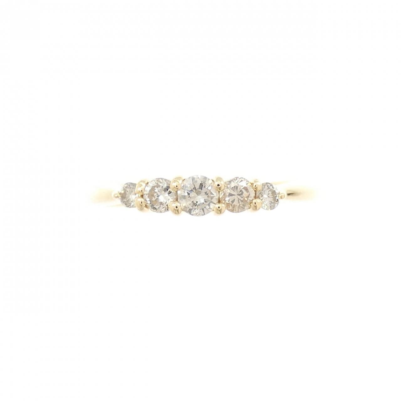 K18YG ダイヤモンド リング 0.30CT