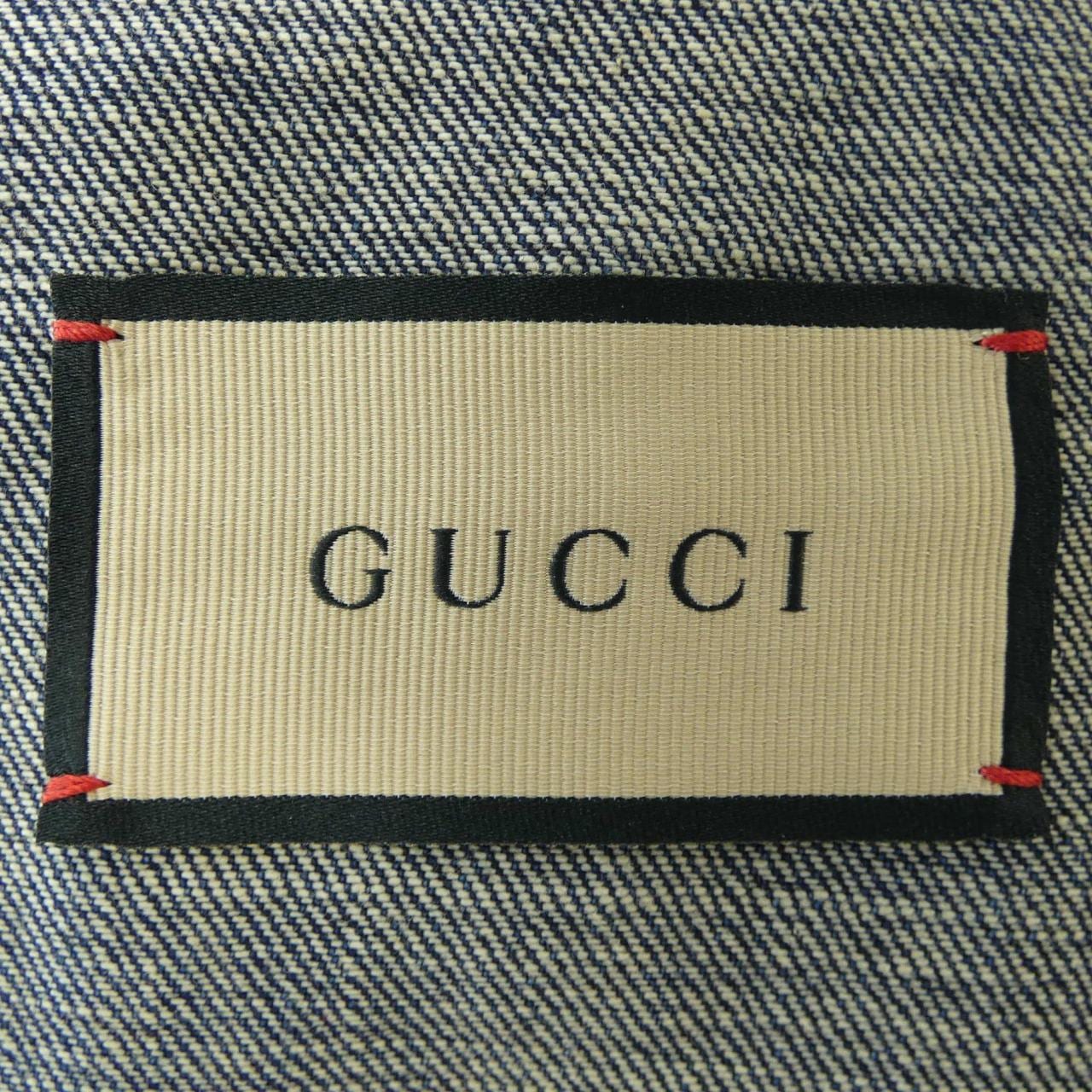グッチ GUCCI ウォッシュド オーガニックデニム ジャケット 649110 XDBIP デニムジャケット