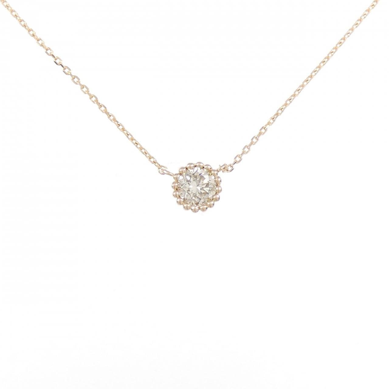 K18PG ダイヤモンド ネックレス 0.30CT