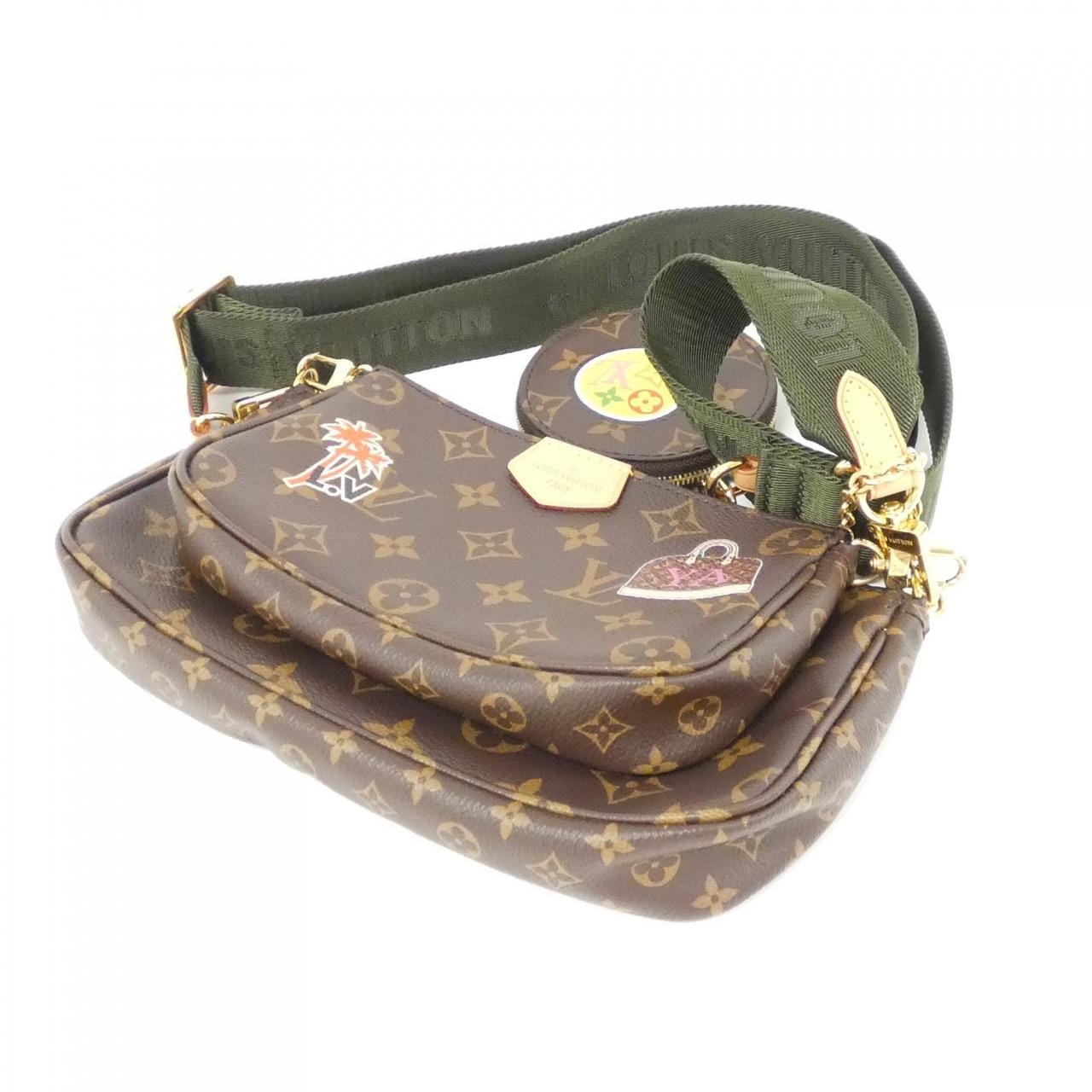 LOUIS VUITTON Monogram (My LV World Tour) 多口袋配件 P01458 單肩包