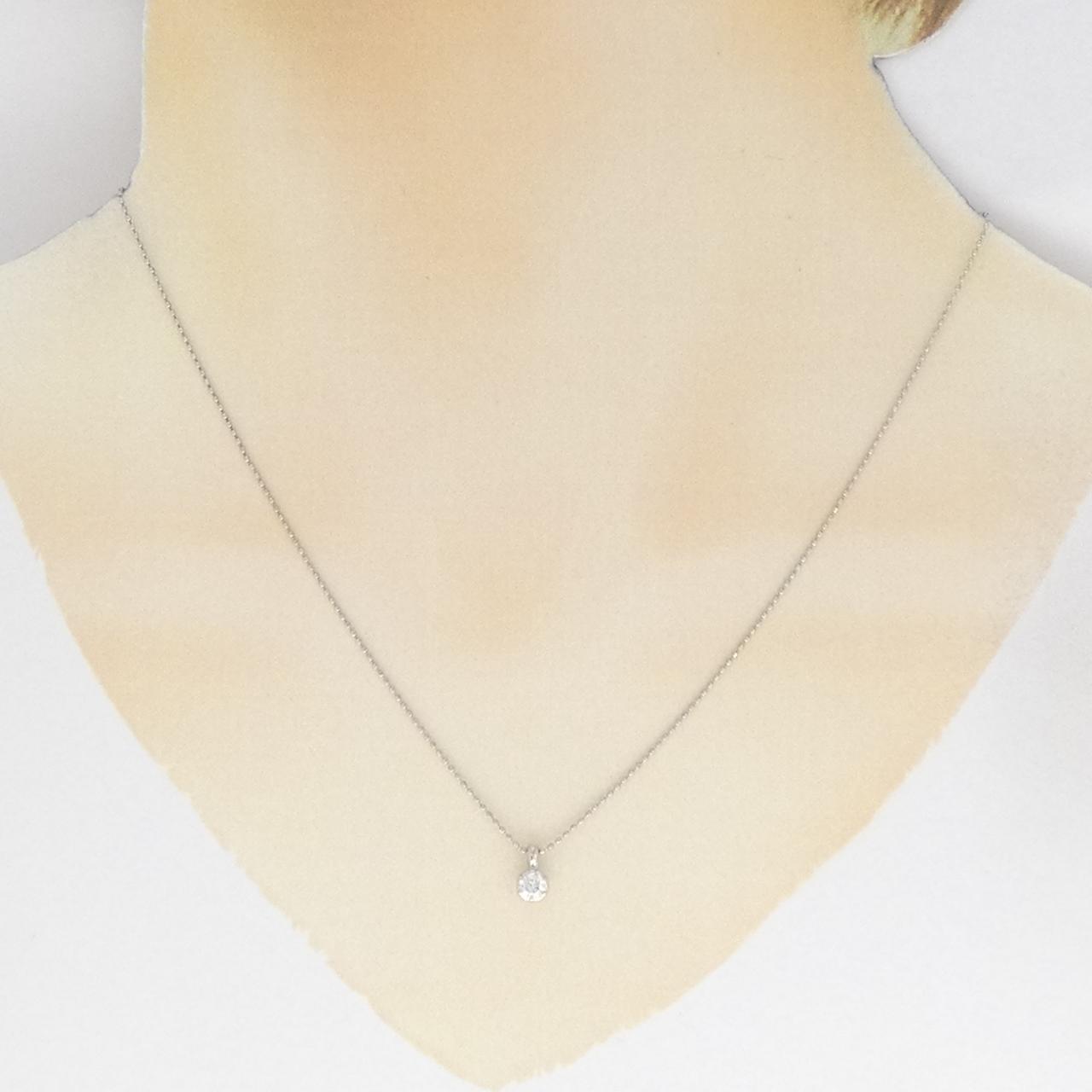 PT900/PT850 ダイヤモンド ネックレス 0.184CT