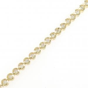 K18YG ダイヤモンド ブレスレット 1.03CT