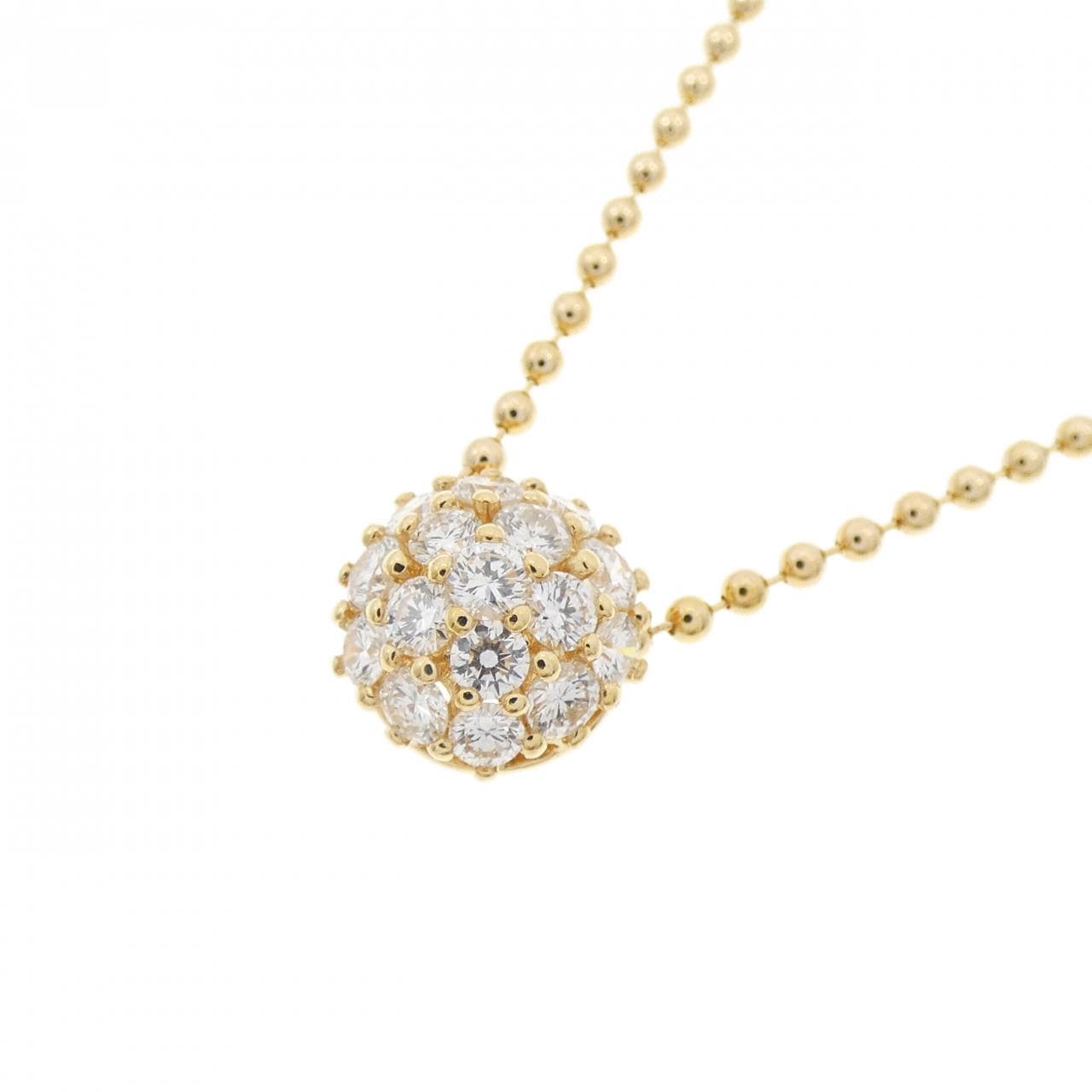 K18YG ダイヤモンド ネックレス 0.63CT