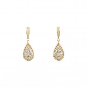 K18YG ダイヤモンド ピアス 0.16CT