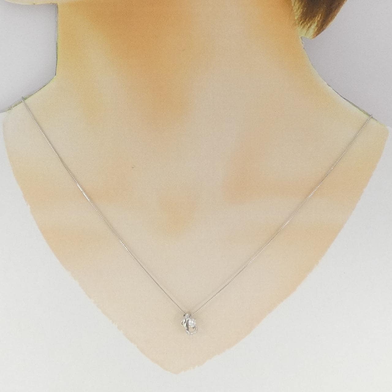PT950/PT850 ダイヤモンド ネックレス 0.205CT