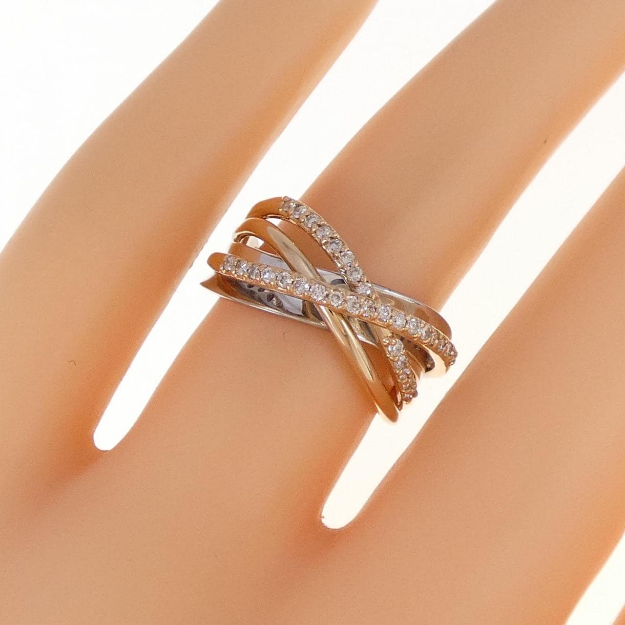 K18WG/K18PG ダイヤモンド リング 0.21CT