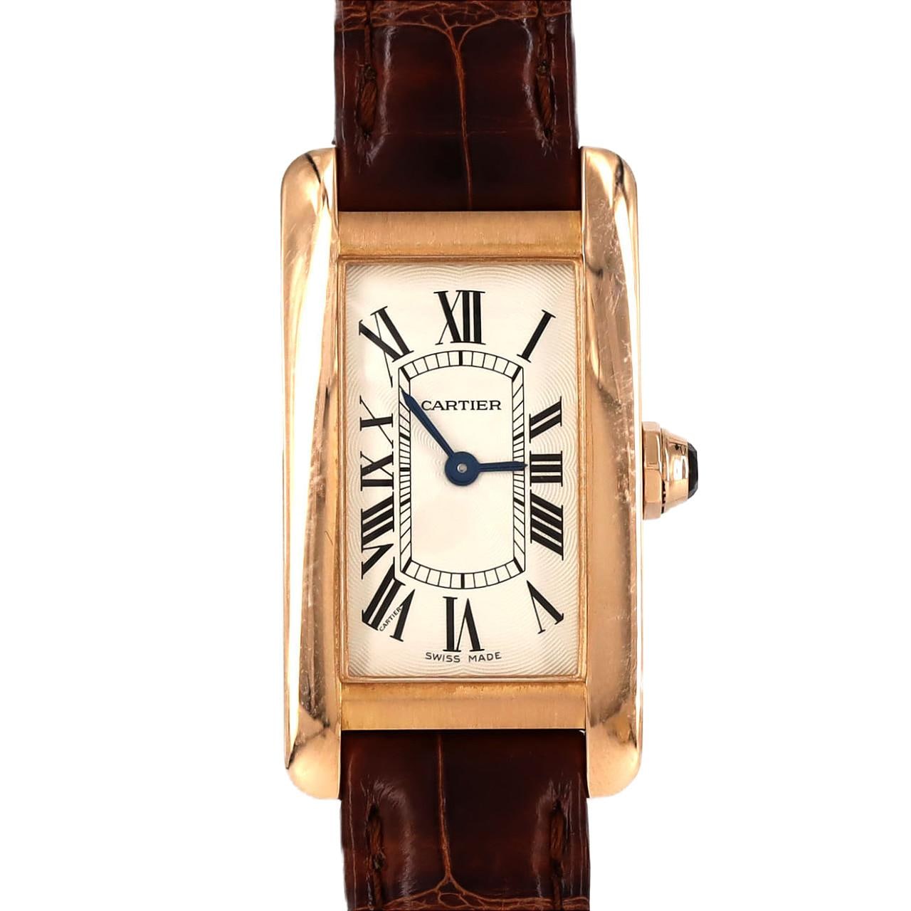 Cartier Tank American SM PG W2607456 PG/RG石英