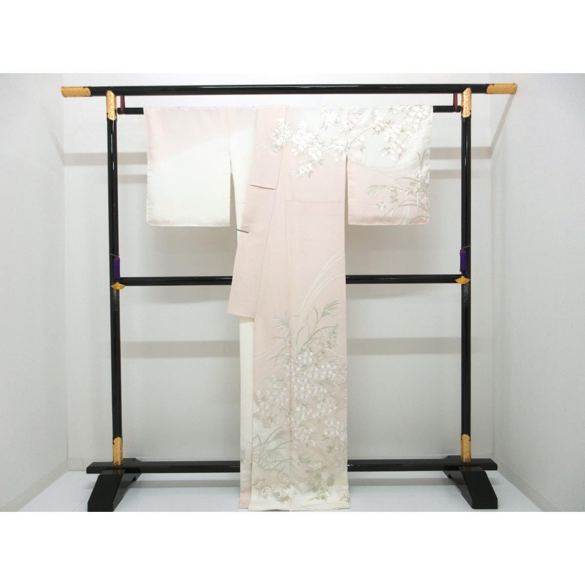 【新品】訪問着　刺繍加工