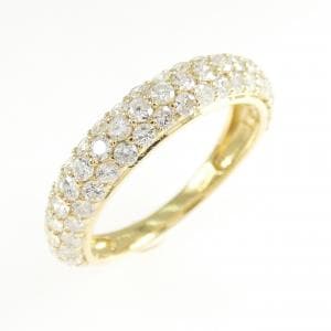 【新品】K18YG パヴェ ダイヤモンド リング 1.00CT