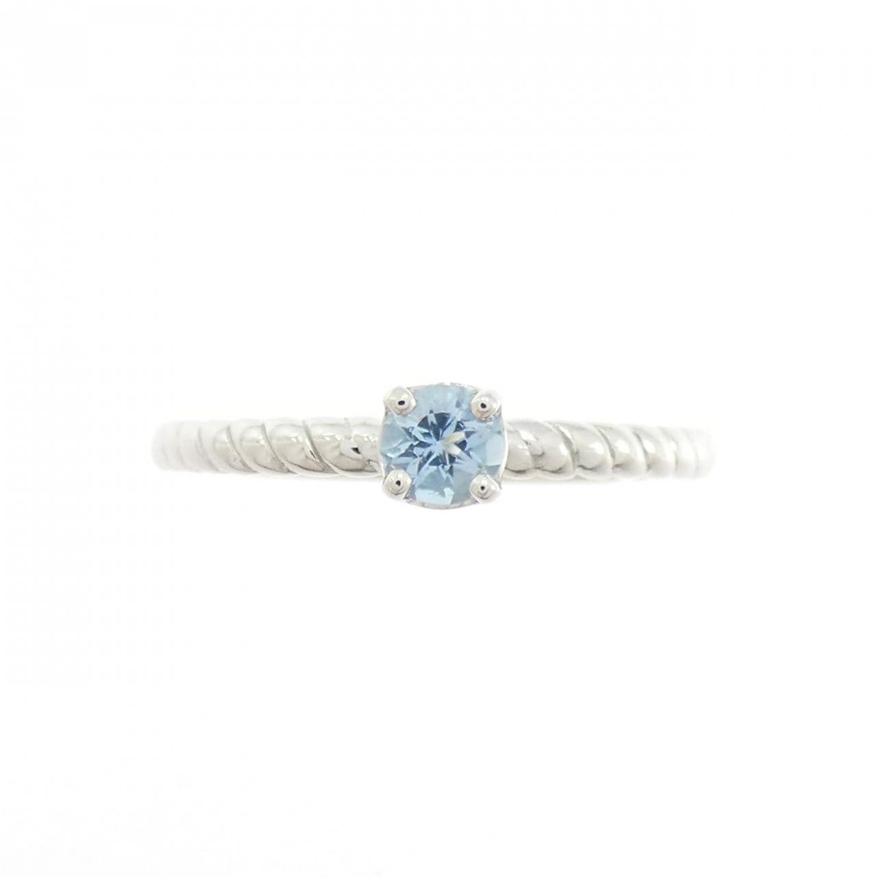 PT900 アクアマリン リング 0.12CT