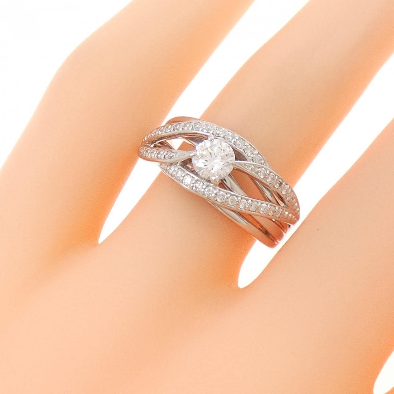 PT900 ダイヤモンド リング 0.369CT