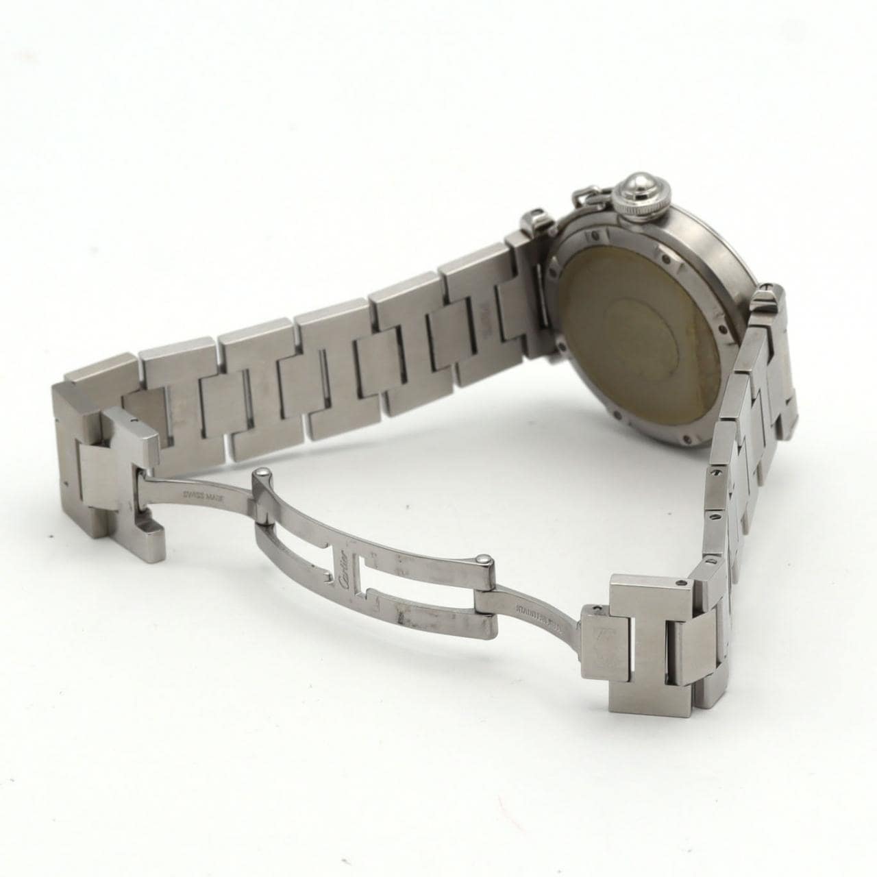 【ノーメンテナンス還元価格】カルティエ パシャC GMT W31029M7 SS 自動巻