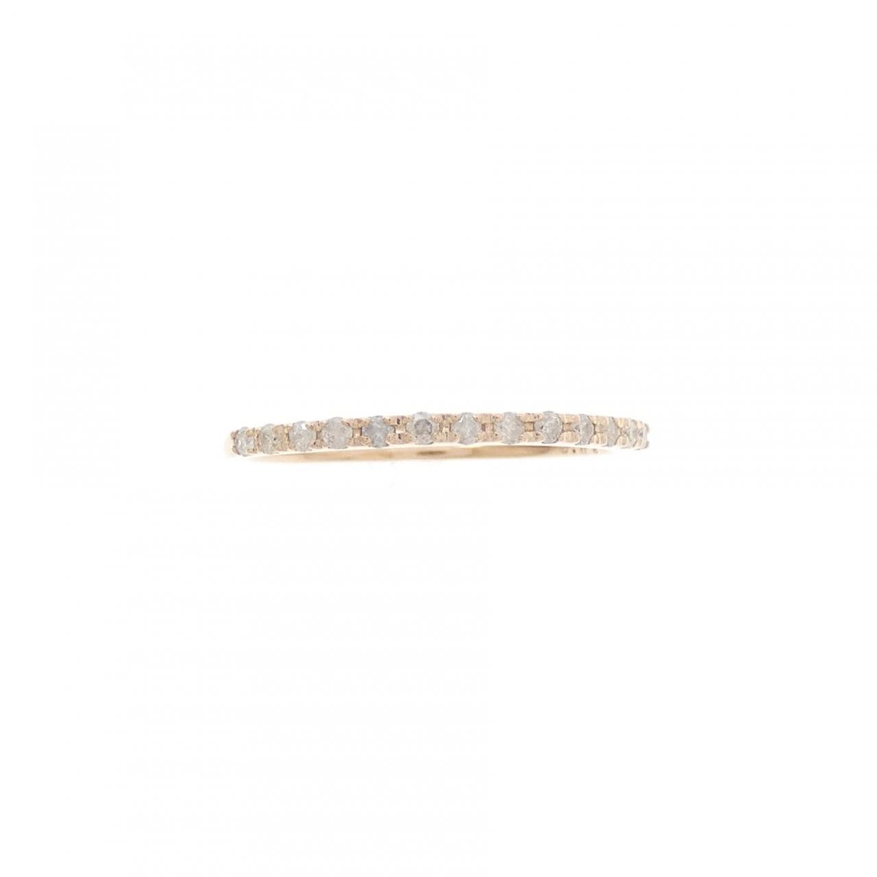 K10PG ダイヤモンド ピンキーリング 0.08CT